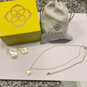 Kendra Scott necklace and drop earring bundle